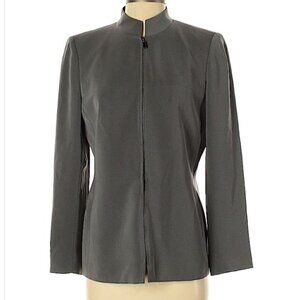 Kasper Zip Up Blazer Jacket Size 4